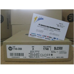 ALLEN BRADLEY OUTPUT MODULE 1746-OB8